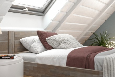 Singl drveni krevet Emily, izvođenje BO105 sivi granit, 90x200 cm 2 Krevet Emili je veoma popularan krevet za jednu osobu koji će se uklopiti i u dečiju i spavaću sobu. Savršen miris drveta stvara divnu atmosferu u prostoriji, koja će biti idealna za spavanje