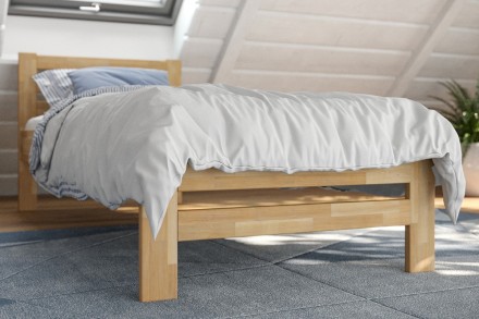 Singl drveni krevet Stacy, izvođenje BK1, 120x200 cm 3 Da li želite da stvorite savršeno češko kućno okruženje u skandinavskom stilu? Stejsi krevet je apsolutno savršen za ovo. Visokokvalitetna češka proizvodnja kreirana je po dizajnu skandinavskih dizajnera