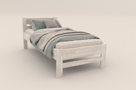 Singl drveni krevet Wanda, izvođenje BO102 bela, 120x200 cm 4 Da li birate krevet koji će vam trajati nekoliko decenija? Sa masivnim Vanda krevetom ćete postići svoj cilj.