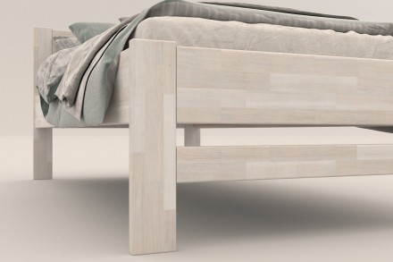 Singl drveni krevet Wanda, izvođenje BO102 bela, 120x200 cm 7 Da li birate krevet koji će vam trajati nekoliko decenija? Sa masivnim Vanda krevetom ćete postići svoj cilj.