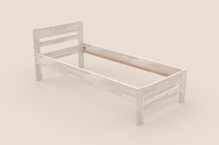 Singl drveni krevet Wanda, izvođenje BO102 bela, 90x200 cm 5 Da li birate krevet koji će vam trajati nekoliko decenija? Sa masivnim Vanda krevetom ćete postići svoj cilj.