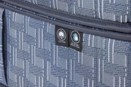 Srednje tvrd dušek sa prirodnim pamukom KING KOIL Yellowstone, 140x200 cm 5 3 - srednje tvrdi | Dušeci sa oprugama | Visina 36 cm | Nosivost 150 kg | Garancija 5 godina