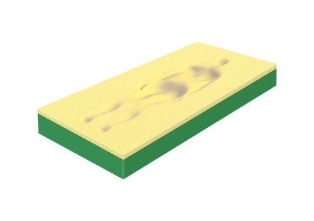 Udoban dušek koji sadrži srebro u navlaci Klinmam Comfort Silver, 90x200 cm 2 3 - srednje tvrdi | Penasti dušek | Visina 21 cm | Nosivost 135 kg | Garancija 4 godina