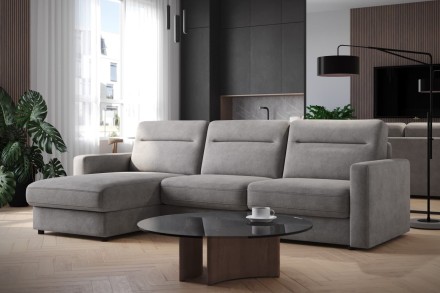 Lugano kauč na razvlačenje za svakodnevni san vanvremenskog dizajna, zadivljuje svojom jednostavnošću i
elegancijom.