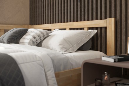 Ugaoni drveni krevet Bety, levi ugao, izvođenje BK1, 180x200 cm 2 Da li volite miris drveta? Onda je ovaj masivni krevet savršen izbor za vas, jer je napravljen od najkvalitetnijeg drveta bukve i hrasta.