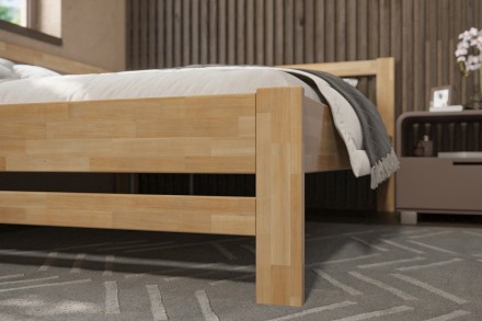 Ugaoni drveni krevet Bety, levi ugao, izvođenje BK1, 180x200 cm 3 Da li volite miris drveta? Onda je ovaj masivni krevet savršen izbor za vas, jer je napravljen od najkvalitetnijeg drveta bukve i hrasta.
