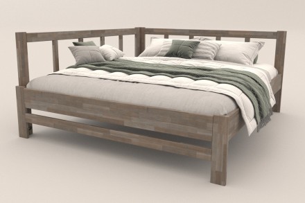 Ugaoni drveni krevet Bety, levi ugao, izvođenje BO105 sivi granit, 180x200 cm 4 Da li volite miris drveta? Onda je ovaj masivni krevet savršen izbor za vas, jer je napravljen od najkvalitetnijeg drveta bukve i hrasta.