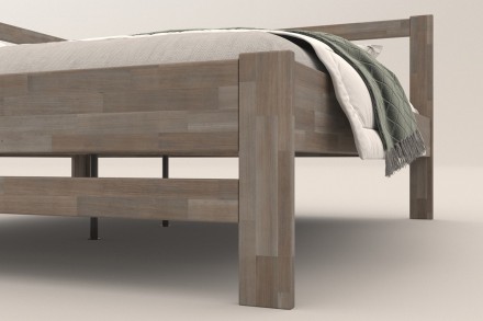 Ugaoni drveni krevet Bety, levi ugao, izvođenje BO105 sivi granit, 180x200 cm 7 Da li volite miris drveta? Onda je ovaj masivni krevet savršen izbor za vas, jer je napravljen od najkvalitetnijeg drveta bukve i hrasta.