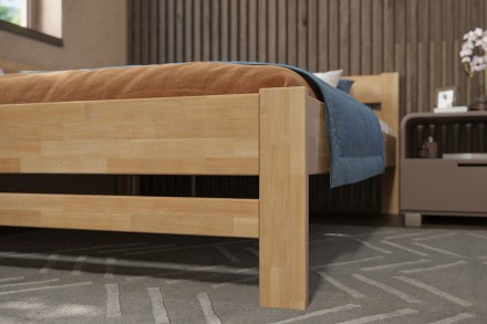 Ugaoni drveni krevet Wanda, levi ugao, izvođenje BK1, 160x200 cm 3 Da li birate krevet koji će vam trajati nekoliko decenija? Sa masivnim Wanda krevetom ćete postići svoj cilj.
