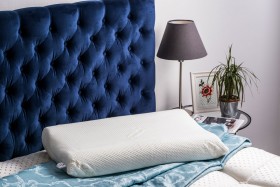 Bio Vave jastuk može se savršeno prilagoditi težini i pritisku glave zahvaljujući oblikovanom jezgru od bio memorijske pene i nudi odličan oslonac kada spavate na leđima.